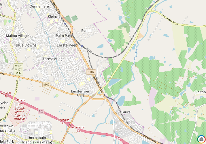 Map location of De Wijnlanden